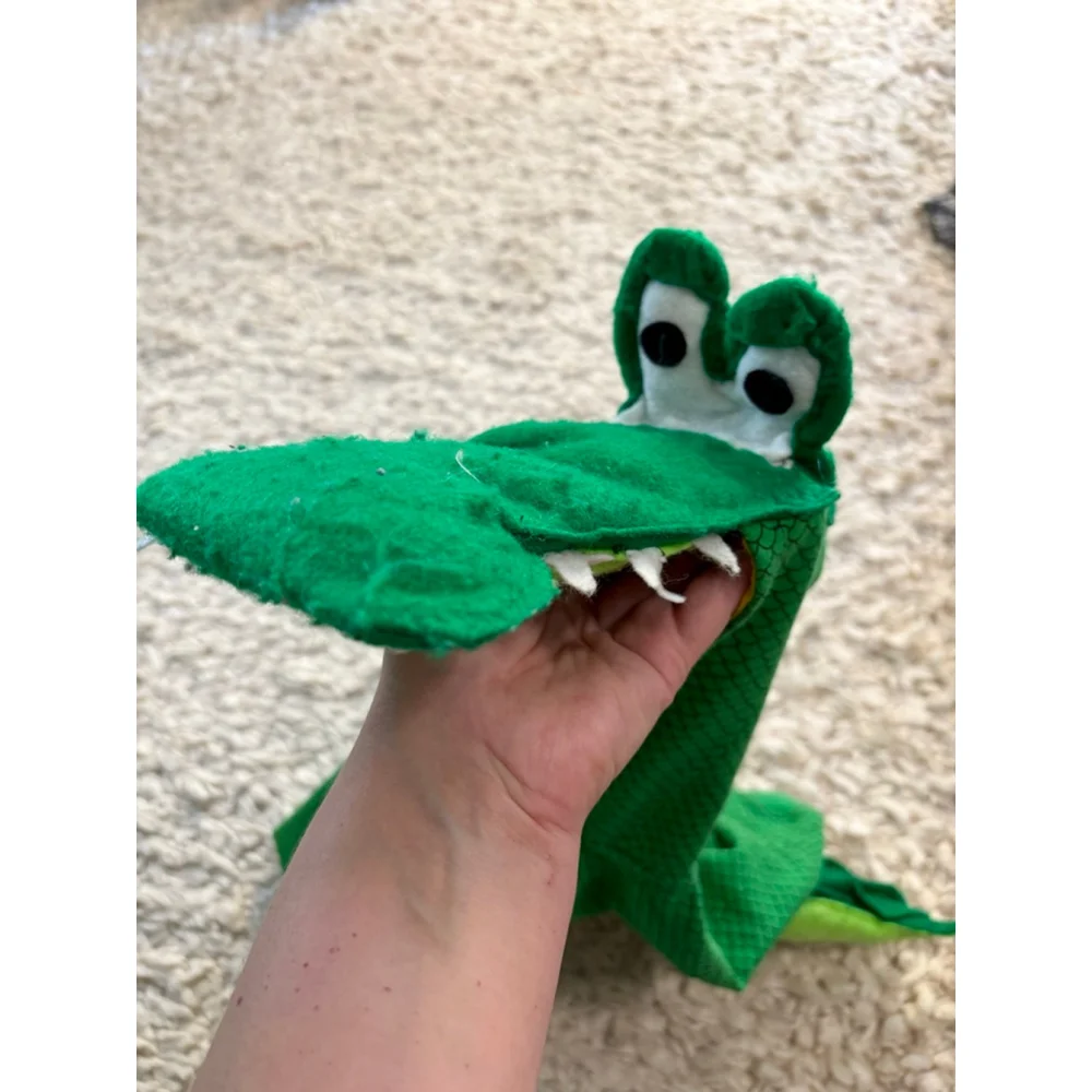 Baby Unbranded Halloween Dress up Crocodile Costume One Size Green Yellow